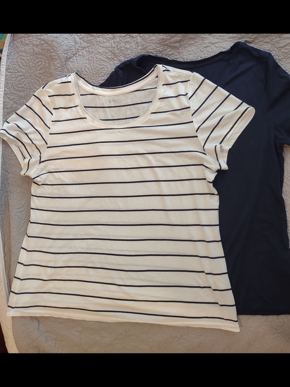 Quince Cotton Modal Scoop Neck Tees